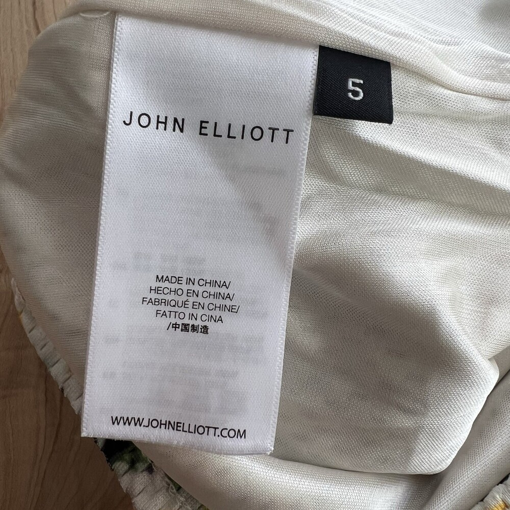 John Elliott Practice Shorts Meadow Print Floral Lined Mesh Drawstring Size XXL - Picture 4 of 13